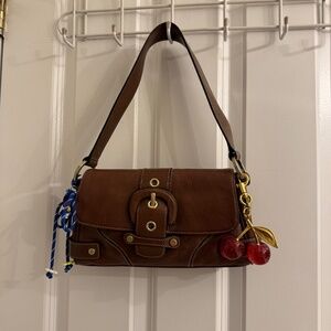 🤍 WILSONS Leather Vintage Buttery Brown 70s 80s Shoulder Bag